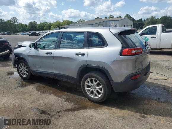 2015 Jeep Cherokee Sport with VIN 1C4PJLAB7FW536303, listed as a Copart auction lot 56233885 with 150,883 mi miles and Salvage title. Bid and sale history available at DreamBid. Image 2.