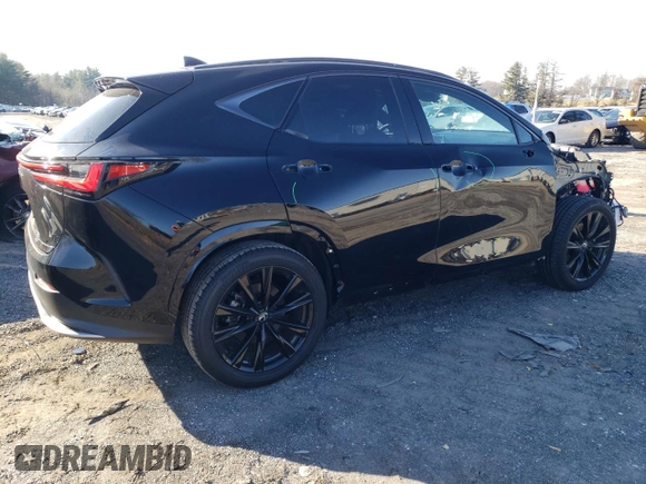 2024 Lexus NX with VIN 2T2KGCEZ5RC050727, listed as a Copart auction lot 85874544 with 11,691 mi miles and Salvage Title. Bid and sale history available at carsss.com. Image 3.