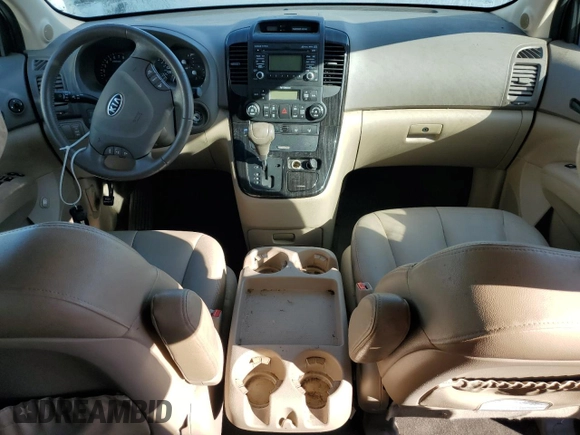 2012 Kia Sedona EX with VIN KNDMH4C72C6459882, listed as a Copart auction lot 77481744 with 136,947 mi miles and Salvage Title. Bid and sale history available at carsss.com. Image 8.
