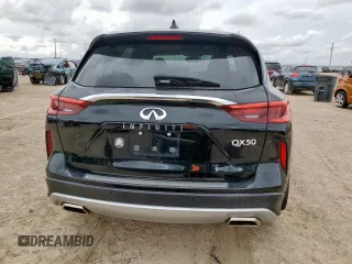 2019 Infiniti QX50 Luxe with VIN 3PCAJ5M11KF139348, listed as a Copart auction lot 62940735 with 36,969 mi miles and Salvage title. Bid and sale history available at DreamBid. Image 6.