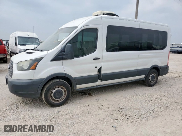 2015 Ford Transit XL with VIN 1FBAX2CM6FKA52776, listed as a Copart auction lot 56257115 with 270,005 mi miles and Salvage title. Bid and sale history available at DreamBid. Image 1.