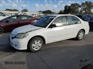 2004 Honda Civic z VIN 1HGEN26524L000111, wystawiony jako Copart lot #77608444 z przebiegiem Nie podano mil oraz Szkoda całkowita • Salvage title. Historia ofert i sprzedaży dostępna na DreamBid. Obrazek 1.