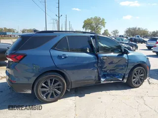 2024 Chevrolet Equinox RS with VIN 3GNAXMEG9RL181331, listed as a IAAI auction lot 41711779 with 15,405 mi miles and . Bid and sale history available at DreamBid. Image 13.