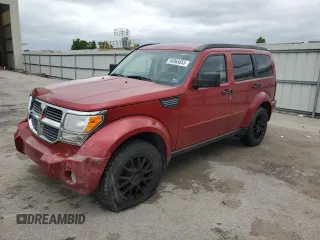 2007 Dodge Nitro SXT with VIN 1D8GU28K57W662816, listed as a Copart auction lot 56965655 with 182,614 mi miles and Salvage title. Bid and sale history available at DreamBid. Image 1.