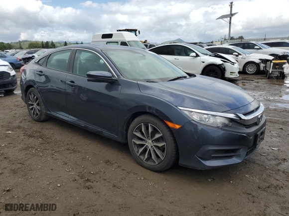2016 Honda Civic Sedan EX with VIN 19XFC2F74GE239134, listed as a Copart auction lot 51071875 with 80,321 mi miles and Salvage Title. Bid and sale history available at carsss.com. Image 4.