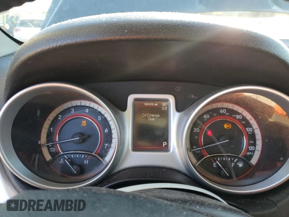 2013 Dodge Journey SXT with VIN 3C4PDDBG2DT579179, listed as a Copart auction lot 46443415 with 180,456 mi miles and Salvage Title. Bid and sale history available at DreamBid. Image 9.