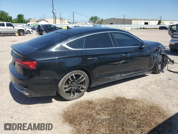 2020 Audi A5 Sportback Premium with VIN WAUANCF57LA004794, listed as a Copart auction lot 51111215 with 65,879 mi miles and Clean Title. Bid and sale history available at carsss.com. Image 3.