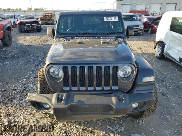 2021 Jeep Wrangler Unlimited Sport with VIN 1C4HJXKN2MW591498, listed as a Copart auction lot 78276744 with 98,868 mi miles and Salvage title. Bid and sale history available at DreamBid. Image 5.