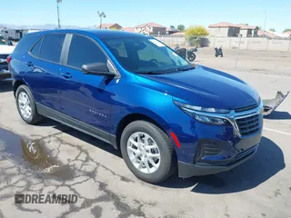 2022 Chevrolet Equinox LS с VIN 2GNAXSEV0N6115686, выставлен на аукционе IAAI как лот 42109436 с пробегом 31 160 миль миль и . История ставок и продаж доступна на DreamBid. Изображение 1.