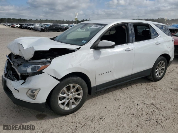 2020 Chevrolet Equinox LT with VIN 2GNAXKEV8L6152109, listed as a Copart auction lot 48637325 with 93,403 mi miles and Salvage Title. Bid and sale history available at carsss.com. Image 1.