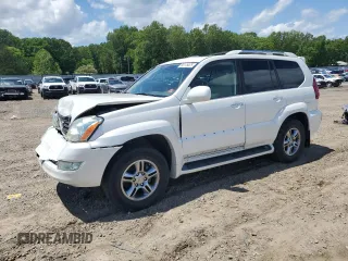 2008 Lexus GX 470 z VIN JTJBT20X880159933, wystawiony jako Copart lot #55176475 z przebiegiem 133 946 mil mil oraz Szkody całkowita. Historia ofert i sprzedaży dostępna na DreamBid. Obrazek 1.