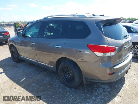 2014 Nissan Pathfinder Platinum z VIN 5N1AR2MN6EC617030, wystawiony jako IAAI lot #42449714 z przebiegiem 107 371 mil mil oraz . Historia ofert i sprzedaży dostępna na DreamBid. Obrazek 3.