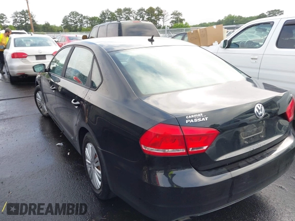2014 Volkswagen Passat Wolfsburg Edition with VIN 1VWAS7A37EC097863, listed as a IAAI auction lot 42251601 with 106,454 mi miles and . Bid and sale history available at DreamBid. Image 3.
