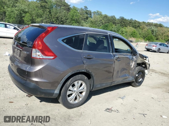 2012 Honda CR-V EX-L with VIN 5J6RM4H71CL051296, listed as a Copart auction lot 56155005 with 291,057 mi miles and Clean Title. Bid and sale history available at DreamBid. Image 3.