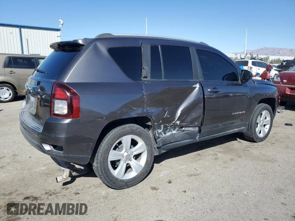 2017 Jeep Compass Sport with VIN 1C4NJCBA2HD123233, listed as a Copart auction lot 49741295 with 143,381 mi miles and Salvage title. Bid and sale history available at DreamBid. Image 3.