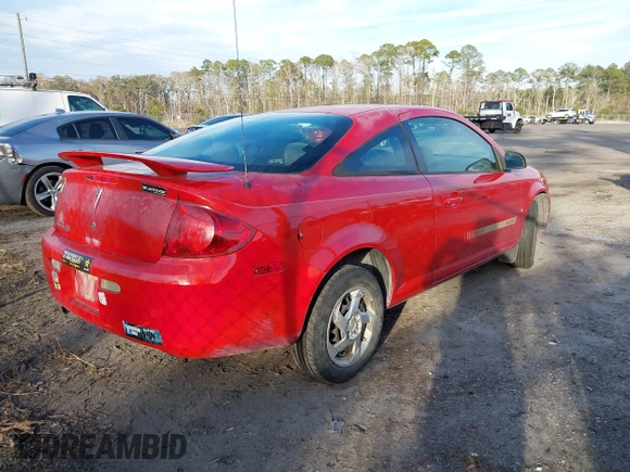 2007 Pontiac G5 with VIN 1G2AL15F777202225, listed as a IAAI auction lot 41478879 with 197,646 mi miles. Bid and sale history available at carsss.com. Image 4.