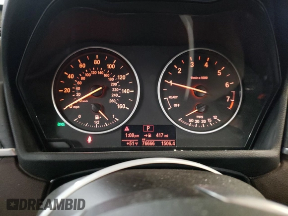 2017 BMW X1 xDrive28i with VIN WBXHT3C34H5F87048, listed as a Copart auction lot 67545012 with 76,666 mi miles. Bid and sale history available at carsss.com. Image 9.