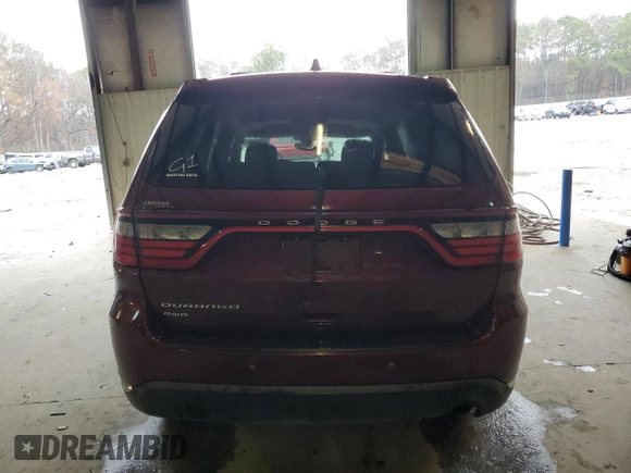 2017 Dodge Durango SXT with VIN 1C4RDJAG2HC606424, listed as a Copart auction lot 45712375 with 117,942 mi miles and Salvage Title. Bid and sale history available at DreamBid. Image 6.