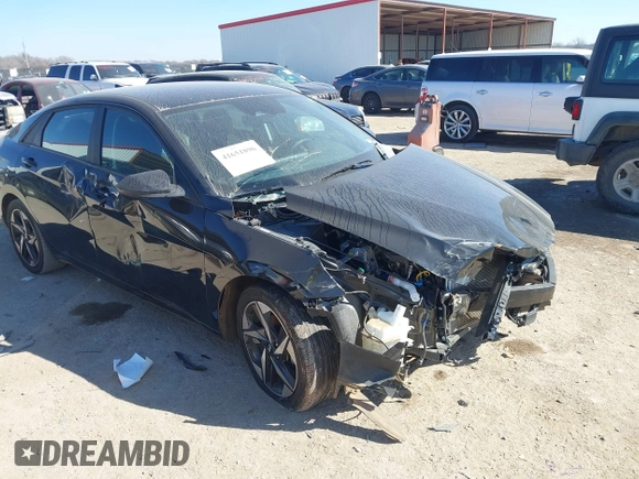 2023 Hyundai Elantra SEL with VIN KMHLS4AG4PU598313, listed as a IAAI auction lot 41651896 with 38,064 mi miles and . Bid and sale history available at DreamBid. Image 1.