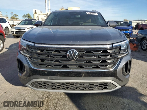 2024 Volkswagen Atlas SE with VIN 1V2DE2CA3RC244772, listed as a Copart auction lot 81523574 with 7,369 mi miles and Salvage title. Bid and sale history available at DreamBid. Image 5.