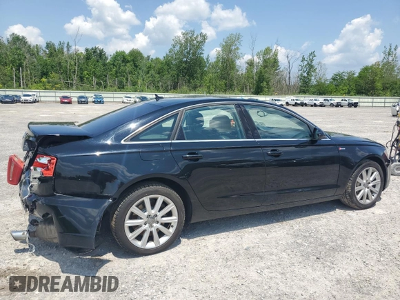 2013 Audi A6 Premium Plus with VIN WAUGGAFC4DN096402, listed as a Copart auction lot 63414095 with 141,483 mi miles and Salvage title. Bid and sale history available at DreamBid. Image 3.
