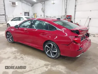 2022 Honda Accord Sedan Sport SE with VIN 1HGCV1F47NA033174, listed as a IAAI auction lot 41956921 with 45,560 mi miles. Bid and sale history available at carsss.com. Image 3.