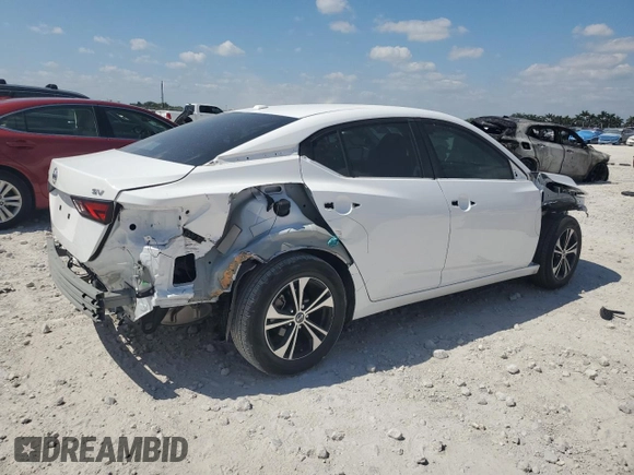2023 Nissan Sentra SV z VIN 3N1AB8CV5PY321510, wystawiony jako Copart lot #53031575 z przebiegiem 7 435 mil mil oraz Nie do naprawy • Non repairable. Historia ofert i sprzedaży dostępna na DreamBid. Obrazek 3.
