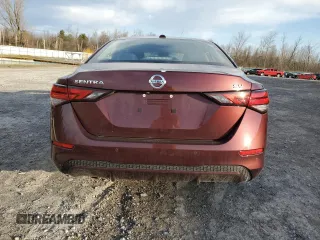 2020 Nissan Sentra SV with VIN 3N1AB8CV8LY313301, listed as a Copart auction lot 49721615 with 52,904 mi miles and Salvage Title. Bid and sale history available at carsss.com. Image 6.