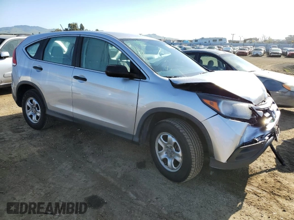 2013 Honda CR-V LX with VIN 3CZRM3H36DG711953, listed as a Copart auction lot 51794685 with 161,592 mi miles and Salvage Title. Bid and sale history available at carsss.com. Image 4.