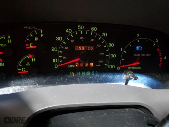2001 Ford Super Duty F-250 XL with VIN 1FTNX21F31EC89279, listed as a Copart auction lot 51473505 with 155,130 mi miles and Salvage Title. Bid and sale history available at carsss.com. Image 9.