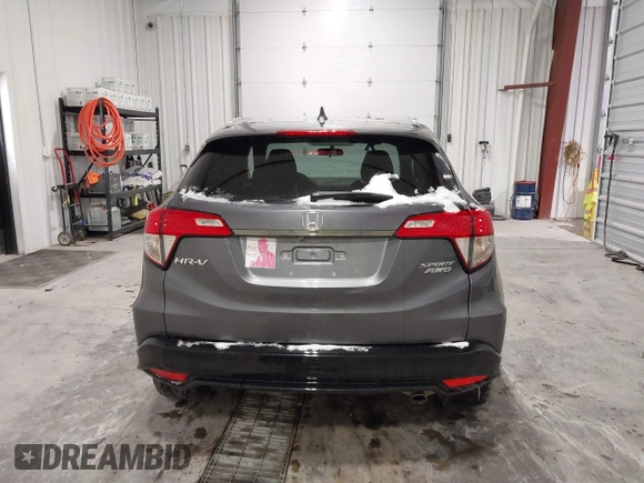 2022 Honda HR-V Sport with VIN 3CZRU6H17NM710927, listed as a IAAI auction lot 41524421 with 55,267 mi miles. Bid and sale history available at carsss.com. Image 16.