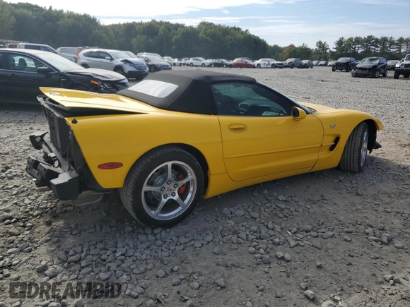 2003 Chevrolet Corvette with VIN 1G1YY32G835106073, listed as a Copart auction lot 70018534 with 71,517 mi miles and Salvage Title. Bid and sale history available at carsss.com. Image 3.