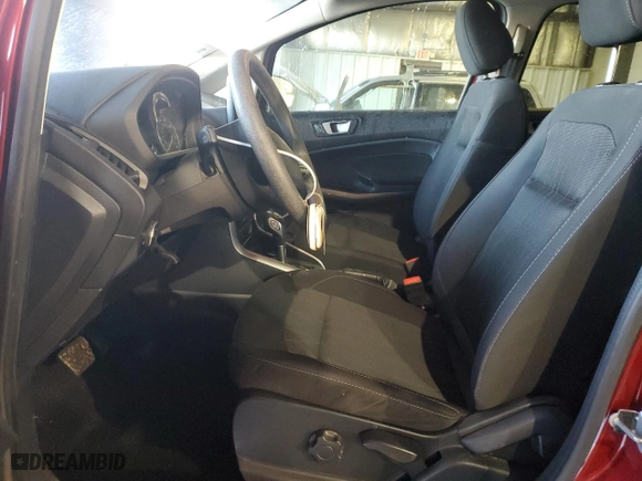 2022 Ford EcoSport SE with VIN MAJ6S3GL1NC459006, listed as a Copart auction lot 89157395 with 39,733 mi miles and Salvage Title. Bid and sale history available at carsss.com. Image 7.