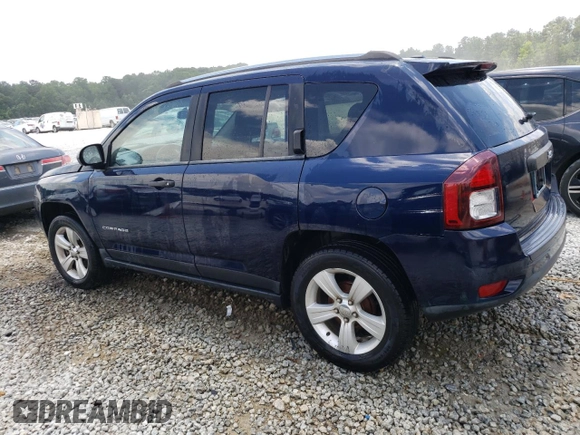 2015 Jeep Compass Sport with VIN 1C4NJCBB7FD110676, listed as a Copart auction lot 58674814 with 165,348 mi miles and Salvage Title. Bid and sale history available at carsss.com. Image 2.