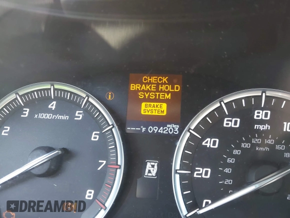 2016 Acura TLX with VIN 19UUB1F38GA009327, listed as a IAAI auction lot 41449858 with 94,203 mi miles and . Bid and sale history available at DreamBid. Image 7.