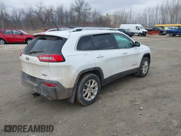 2015 Jeep Cherokee North with VIN 1C4PJMCS6FW564435, listed as a IAAI auction lot 41992440 with 166,048 mi miles. Bid and sale history available at carsss.com. Image 4.