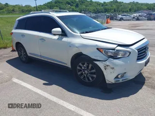 2015 Infiniti QX60 with VIN 5N1AL0MM2FC540784, listed as a IAAI auction lot 42226443 with 108,638 mi miles and . Bid and sale history available at DreamBid. Image 1.