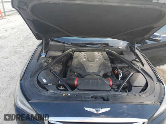 2017 Genesis G80 Ultimate z VIN KMHGN4JF2HU183072, wystawiony jako Copart lot #81121214 z przebiegiem 127 888 mil mil oraz Szkody całkowita. Historia ofert i sprzedaży dostępna na DreamBid. Obrazek 12.