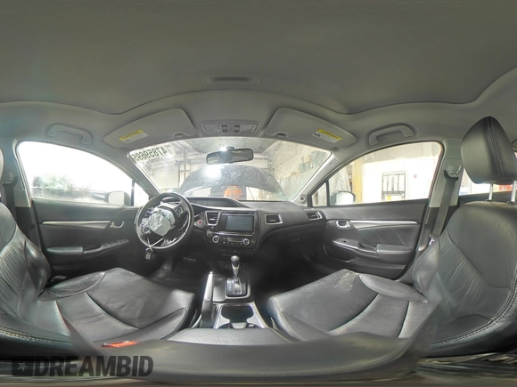 2015 Honda Civic Sedan EX-L with VIN 2HGFB2F97FH504041, listed as a Copart auction lot 47859695 with 157,852 mi miles and Salvage Title. Bid and sale history available at carsss.com. Image 14.