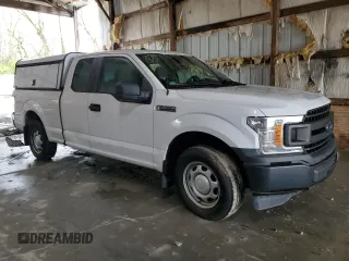 2018 Ford F-150 XL with VIN 1FTEX1CB7JKE81942, listed as a Copart auction lot 49666835 with 128,571 mi miles and Clean Title. Bid and sale history available at carsss.com. Image 4.