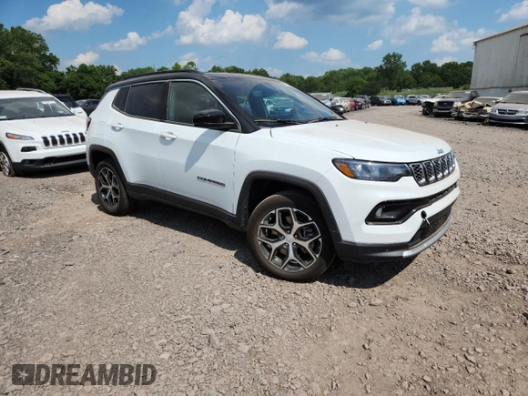 2024 Jeep Compass Limited with VIN 3C4NJDCN0RT174748, listed as a Copart auction lot 61830805 with 6,716 mi miles and Salvage title. Bid and sale history available at DreamBid. Image 4.