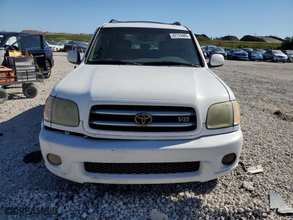 2004 Toyota Sequoia Limited with VIN 5TDZT38A04S230671, listed as a Copart auction lot 47174485 with 272,099 mi miles and Salvage Title. Bid and sale history available at carsss.com. Image 5.