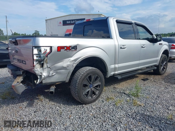 2018 Ford F-150 XL with VIN 1FTEW1E55JFA88377, listed as a IAAI auction lot 42596220 with 81,716 mi miles and . Bid and sale history available at DreamBid. Image 4.