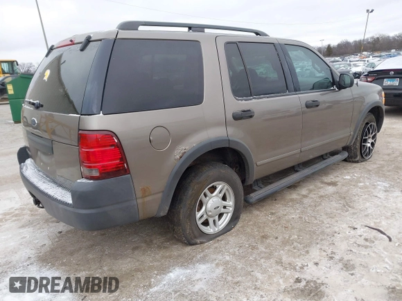 2003 Ford Explorer XLS z VIN 1FMZU72K03UA75695, wystawiony jako IAAI lot #41250087 z przebiegiem 134 795 mil mil oraz . Historia ofert i sprzedaży dostępna na DreamBid. Obrazek 4.
