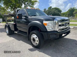 2016 Ford F-450 XL with VIN 1FDUF4GY7GEB64728, listed as a Copart auction lot 65394005 with 62 mi miles and Salvage title. Bid and sale history available at DreamBid. Image 1.