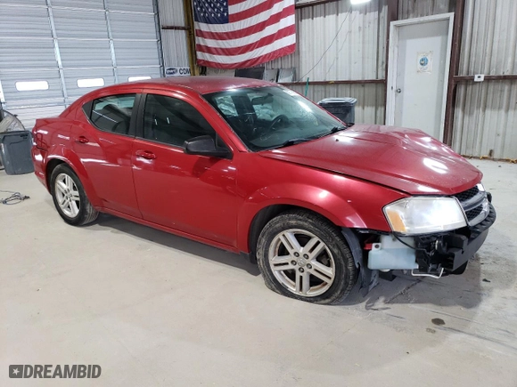 2014 Dodge Avenger SE with VIN 1C3CDZAB5EN115780, listed as a Copart auction lot 52776935 with 129,526 mi miles and Salvage Title. Bid and sale history available at carsss.com. Image 4.