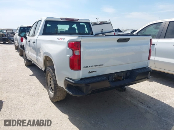 2021 Chevrolet Silverado 1500 Work Truck with VIN 1GCRYAEF9MZ211203, listed as a IAAI auction lot 42223212 with 81,454 mi miles and . Bid and sale history available at DreamBid. Image 3.