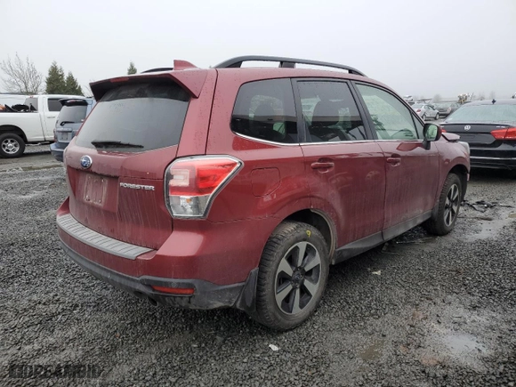 2018 Subaru Forester Limited with VIN JF2SJARC9JH443163, listed as a Copart auction lot 88891815 with 42,825 mi miles and Salvage Title. Bid and sale history available at carsss.com. Image 3.