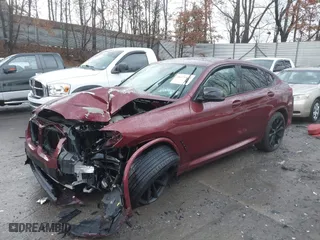 2022 BMW X4 M40i with VIN 5UX43DT09N9J96761, listed as a IAAI auction lot 41675333 with 1 mi miles. Bid and sale history available at carsss.com. Image 23.