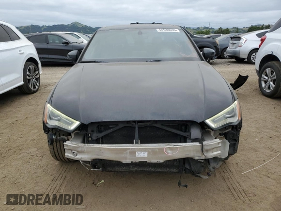 2016 Audi A3 Premium with VIN WAUB8GFF9G1002160, listed as a Copart auction lot 54538035 with 107,682 mi miles and Salvage Title. Bid and sale history available at DreamBid. Image 5.